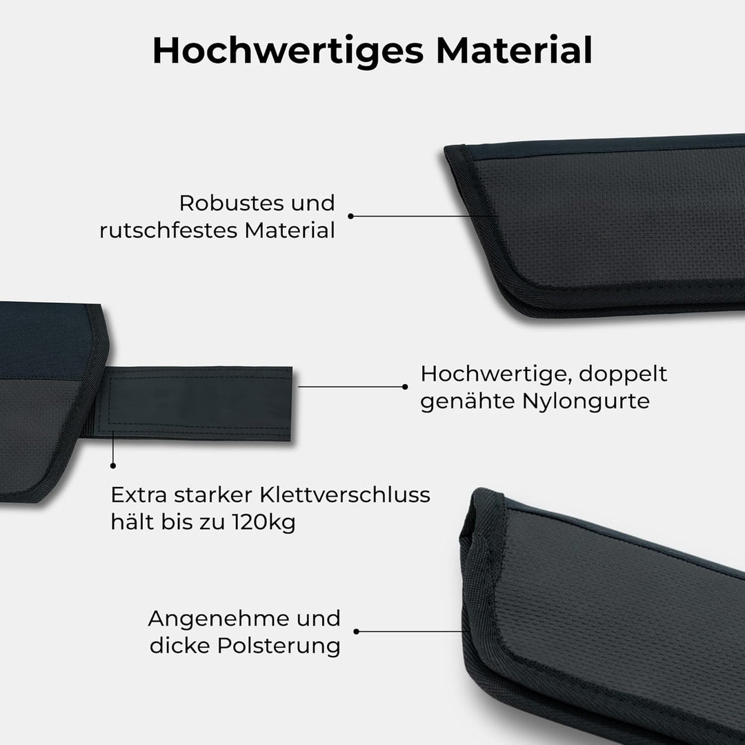 Hip Thrust Gürtel für Po Workouts | Po Training Gerät für Zuhause | Hip Thrust Belt schwarz