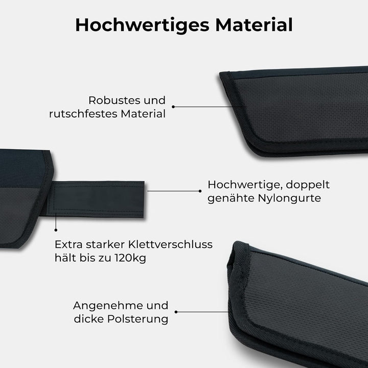 Hip Thrust Gürtel für Po Workouts | Po Training Gerät für Zuhause | Hip Thrust Belt schwarz