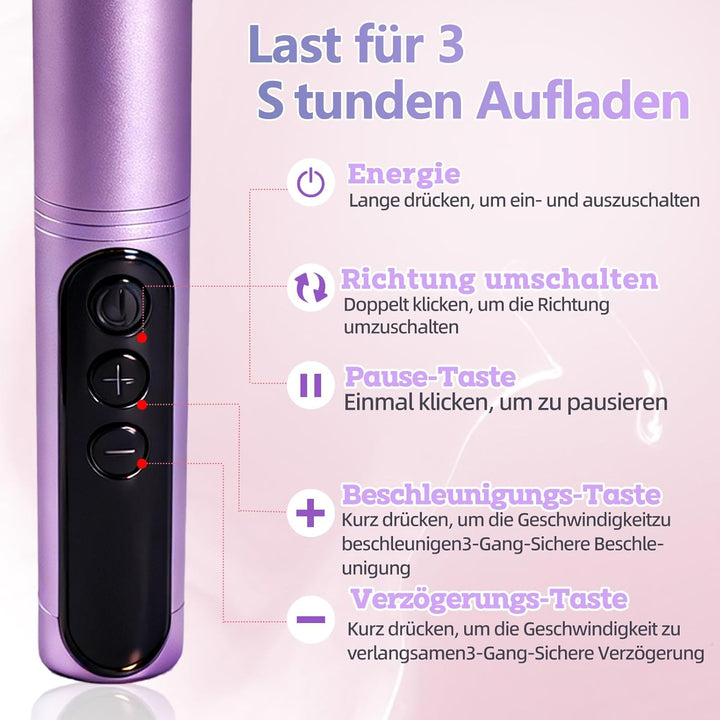 Nagelfräser Kabellos Tragbar 800mAh Elektrische Nagelfeile Professionell 12-IN-1 4-6 Stunden Arbeits