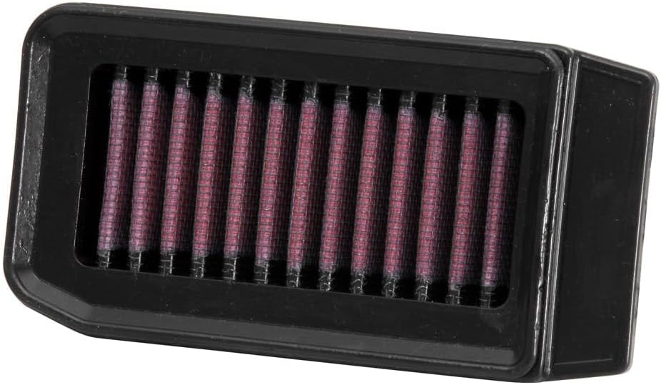 K&N YA-2509 Motorrad Luftfilter, Rot