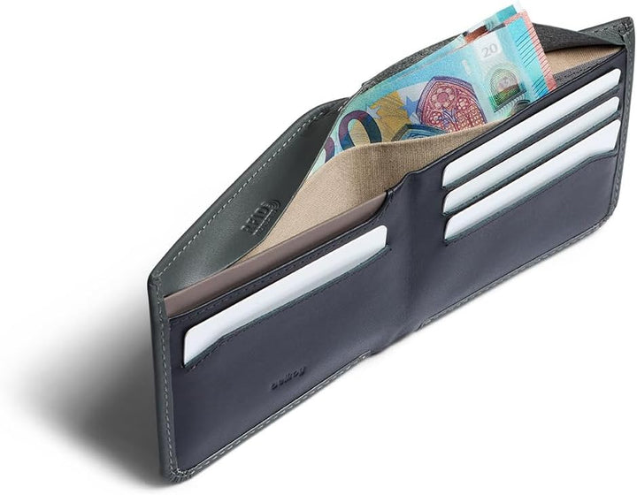 Bellroy Hide & Seek – dünne, Klassische Lederbörse, optionaler RFID-Schutz (max. 12 Karten Plus Sche