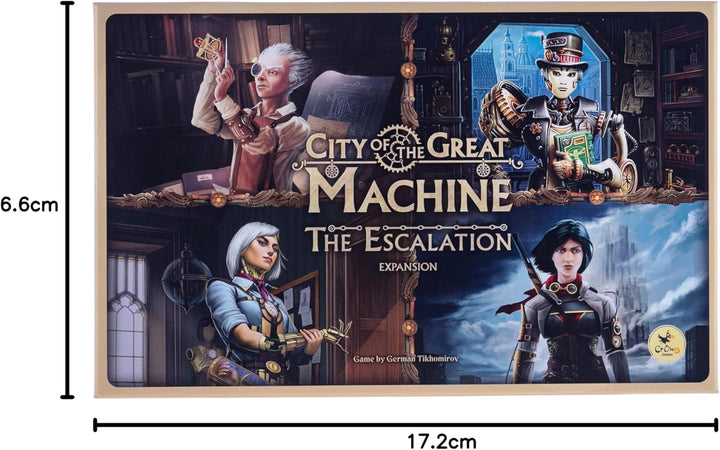 Crowd Games - City of The Great Machine The Escalation - Brettspiel - Ab 14 Jahren - 1-4 Spieler - E