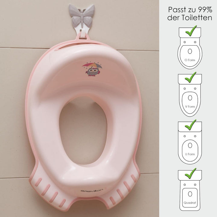 BABYLON Flipper Klodeckel Toilettensitz für Kinder Anti-Rutsch Ergonomisch. Baby toilettentrainer mi