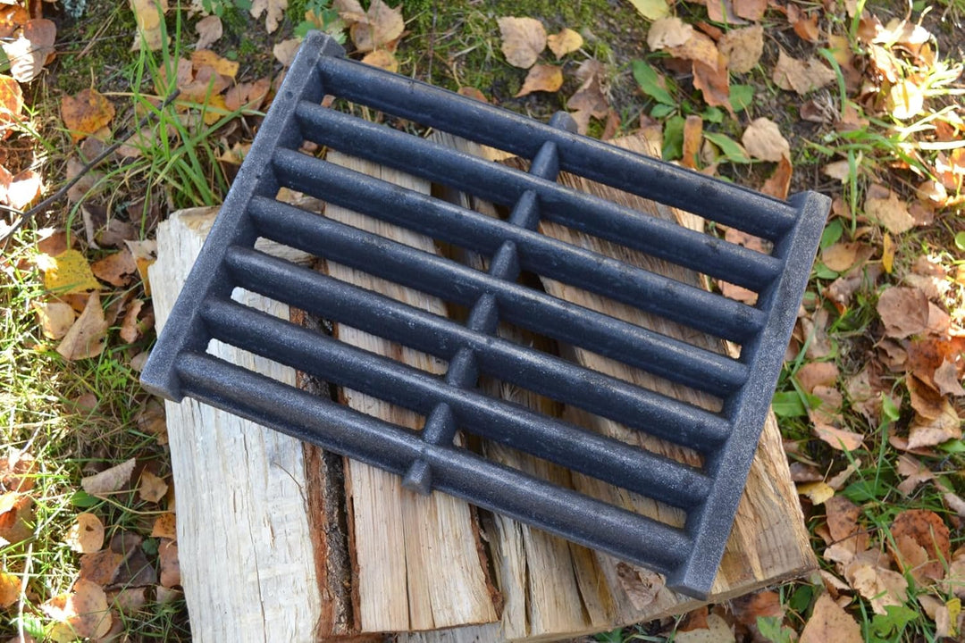 SEZAM 36 x 26 cm Gussrost Ofenrost Ascherost Gussrost verschiedene Durchmesser, Kaminrost passend Ka