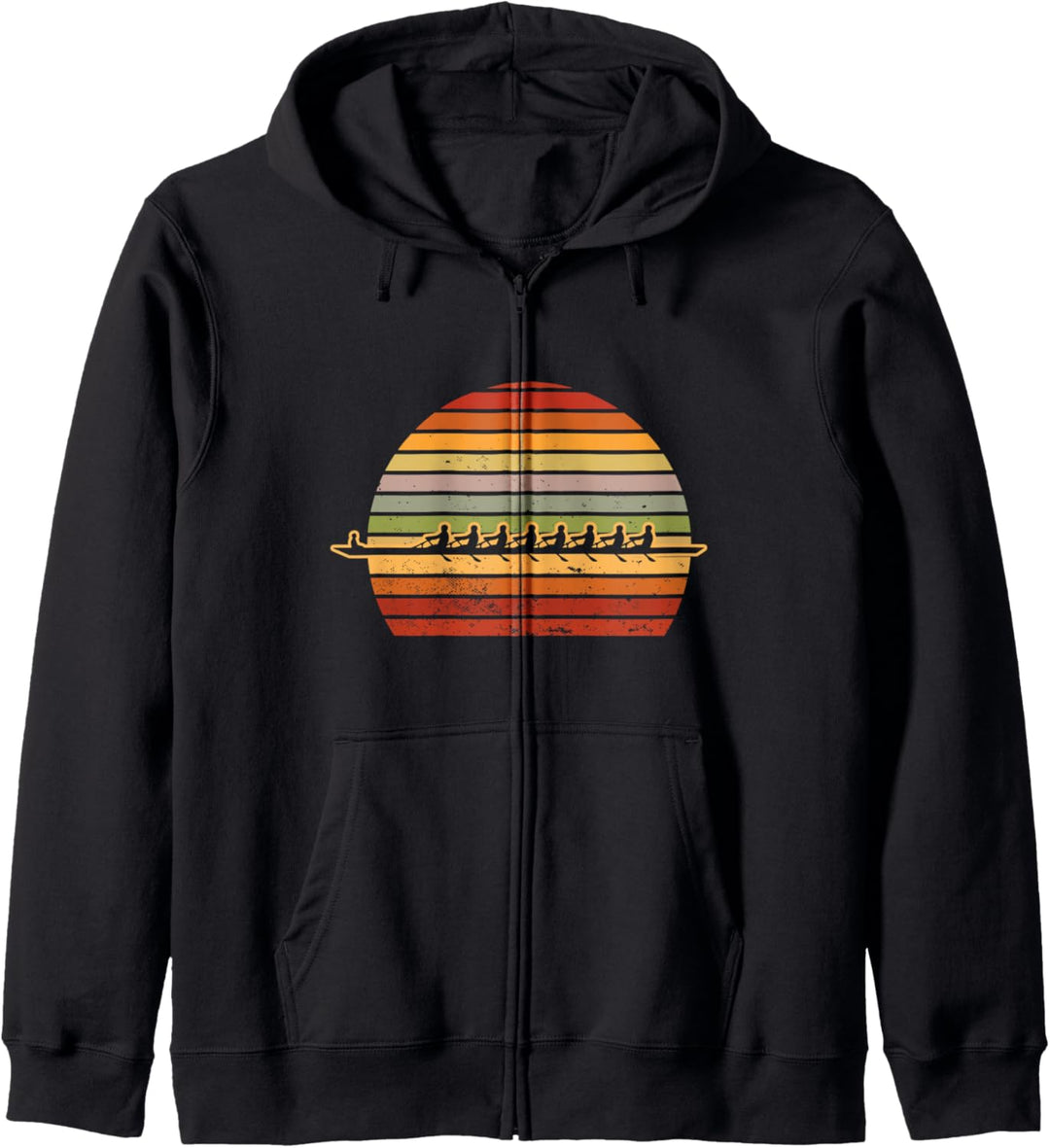 Retro Ruderausrüstung Rudergeschenke für Frauen, Männer und Kapuzenjacke