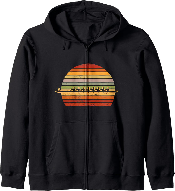 Retro Ruderausrüstung Rudergeschenke für Frauen, Männer und Kapuzenjacke