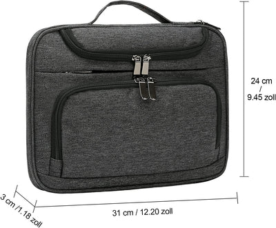 BERTASCHE Tasche Hülle für Surface Go/Ipad/Tablet bis zu 11 Zoll Schutzhülle für Business Büro Arbei