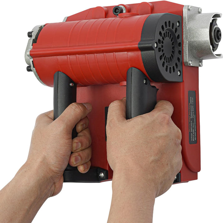 OUKANING Elektrische Betonfräse Putzfräse 4580W Mauerfräse mit 15cm Walze, 1-4mm Tiefeneinstellung u