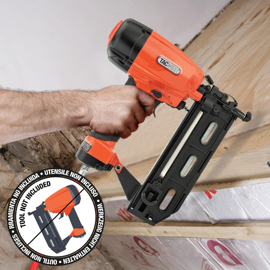 Tacwise 0299 Typ 16G / 55 mm Verzinkte Nägel, Packung mit 2500 Stück 55mm Silber, 55mm Silber