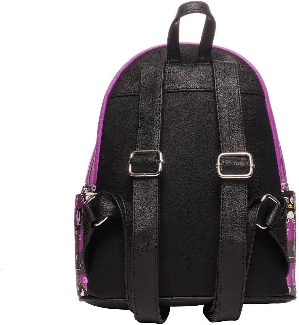 Loungefly Sanrio Badtz-Maru Exklusiver Mini-Rucksack, Violett, Einheitsgrösse, Traditionelle Rucksäc
