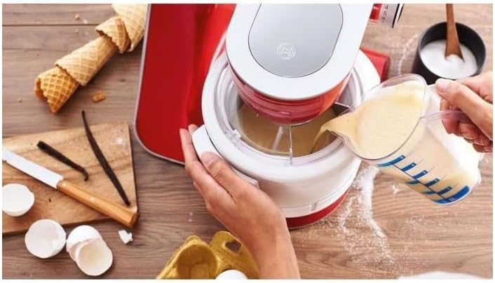 Bosch Eisbereiter MUZ5EB2, 550ml, selbstgemachtes Eis, Sorbet und Frozen Yoghurt, weiss, passend für