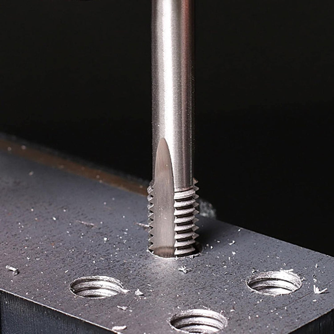 Froadp 32 tlg Gewindeschneidsatz und Schneideisensatz aus Wolframstahl Hohe Präzision Gewindeschneid