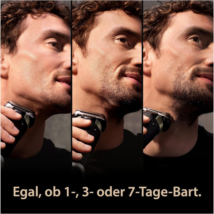 Braun Series 9 Pro+ Rasierer Herren, Elektrorasierer mit 5 Pro Rasierelementen, Langhaarschneider &