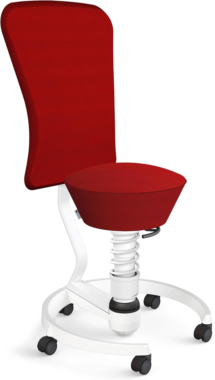 aeris Swopper Air – Ergonomischer Hocker mit extra weicher Polsterung – Bürohocker höhenverstellbar
