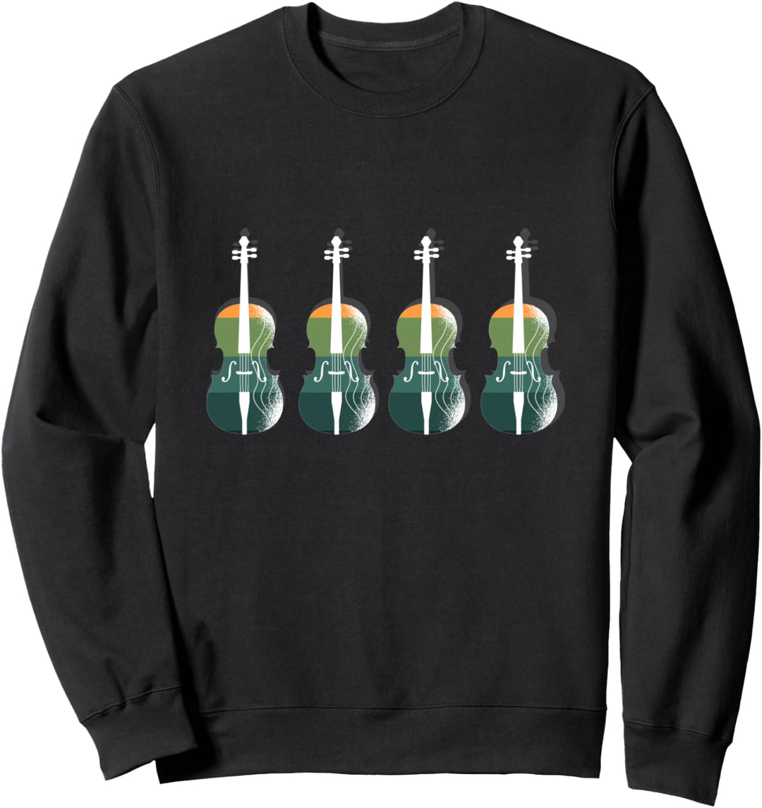 Vintage Geige Sweatshirt