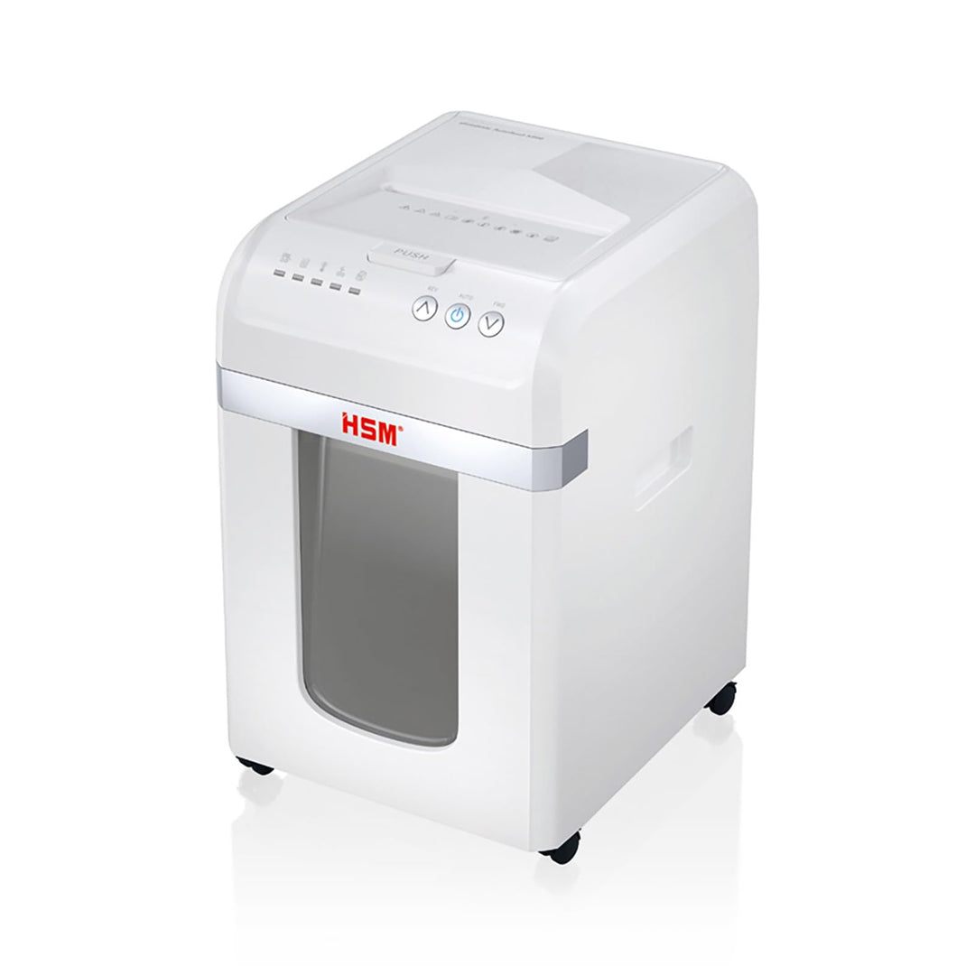 HSM shredstar Autofeed X200 Aktenvernichter I Partikelschnitt 4x12 mm I Sicherheitsstufe P-4 I Stape