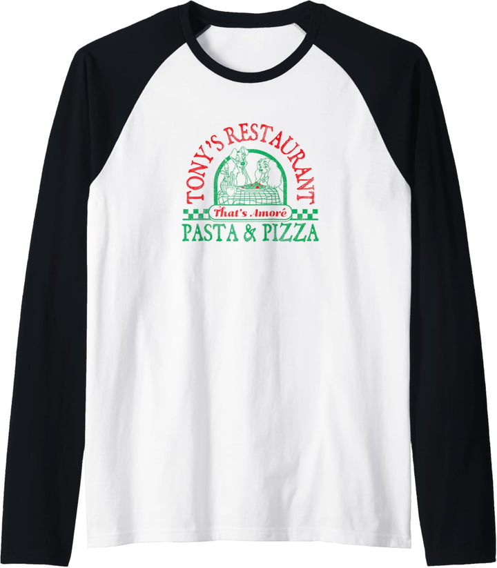 Disney Lady And The Tramp Tony's Restaurant That's Amore Raglan