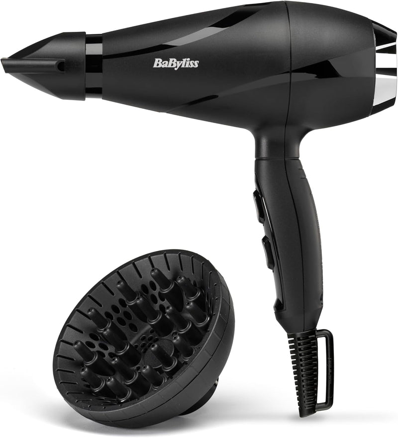 BaByliss 6713DE Haartrockner, Schwarz New Schwarz, New Schwarz