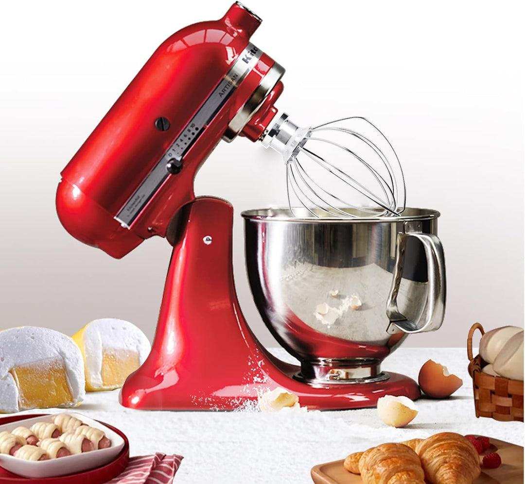 Schneebesen für KitchenAid 4,5 und 5 Quart Mittelgrosse Küchenmaschinen mit kippbarem Motorkopf, K45