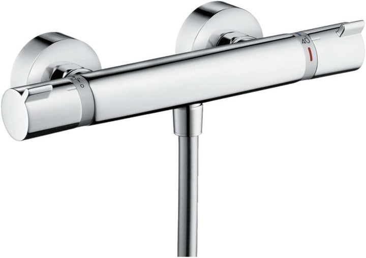 hansgrohe Ecostat Comfort - Duschthermostat Aufputz, Duscharmatur mit Sicherheitssperre (SafetyStop)