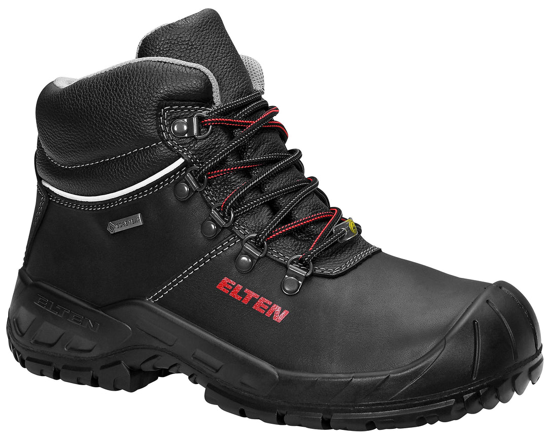 ELTEN Sicherheitsschuhe RENZO GTX XW Mid ESD S3 CI, Damen und Herren, Leder, Stahlkappe, leicht, rob