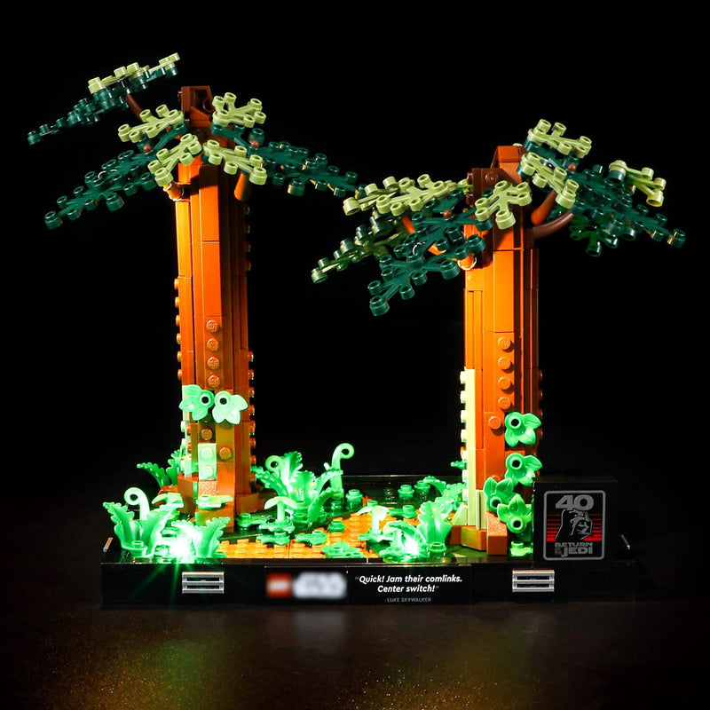 BRIKSMAX 75353 Led Licht für Lego Verfolgungsjagd auf Endor – Diorama - Compatible with Lego Star Wa