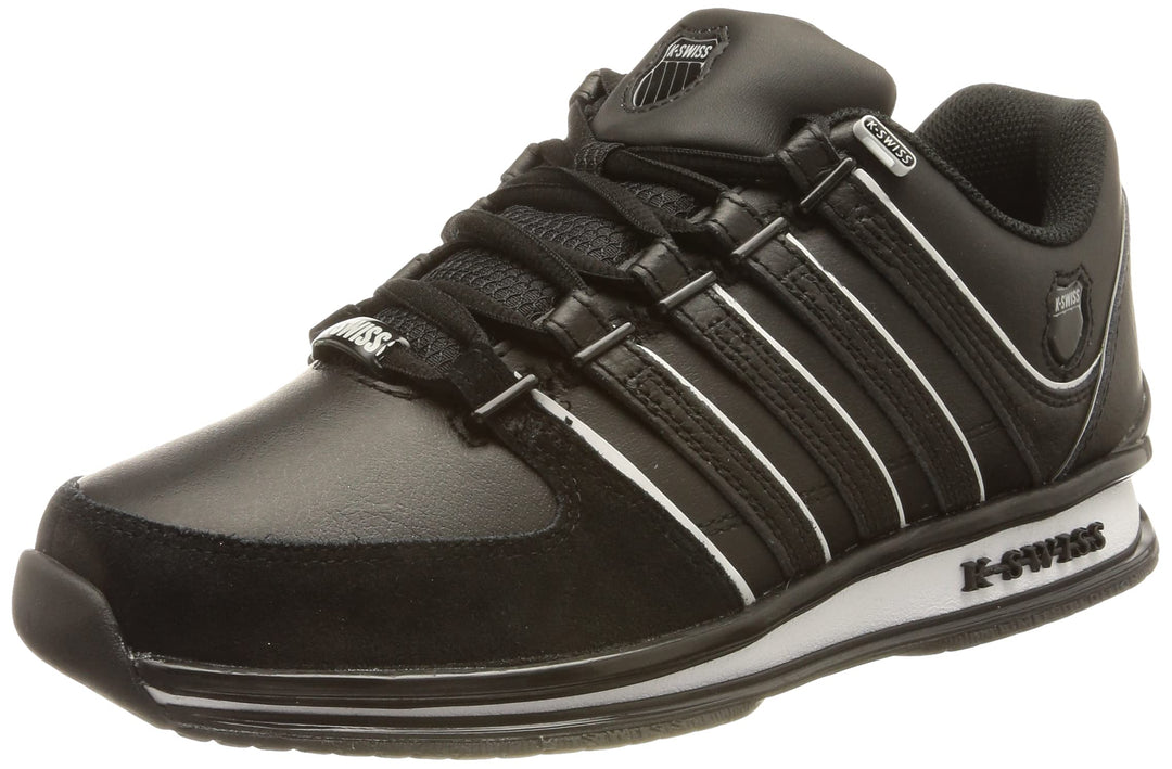 K-Swiss Herren Rinzler Sneaker 39.5 EU Black White, 39.5 EU Black White