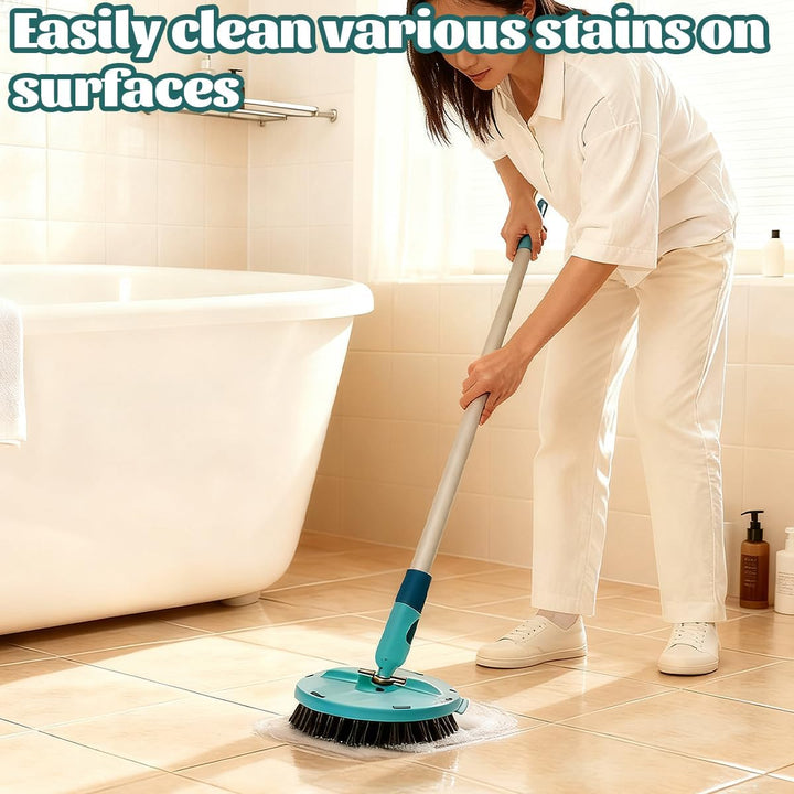 Rotating Schrubber Ersatzkopf kompatibel mit Leifheit Clean Twist Disc Mop Ergo 15.6 cm Runde Wischm
