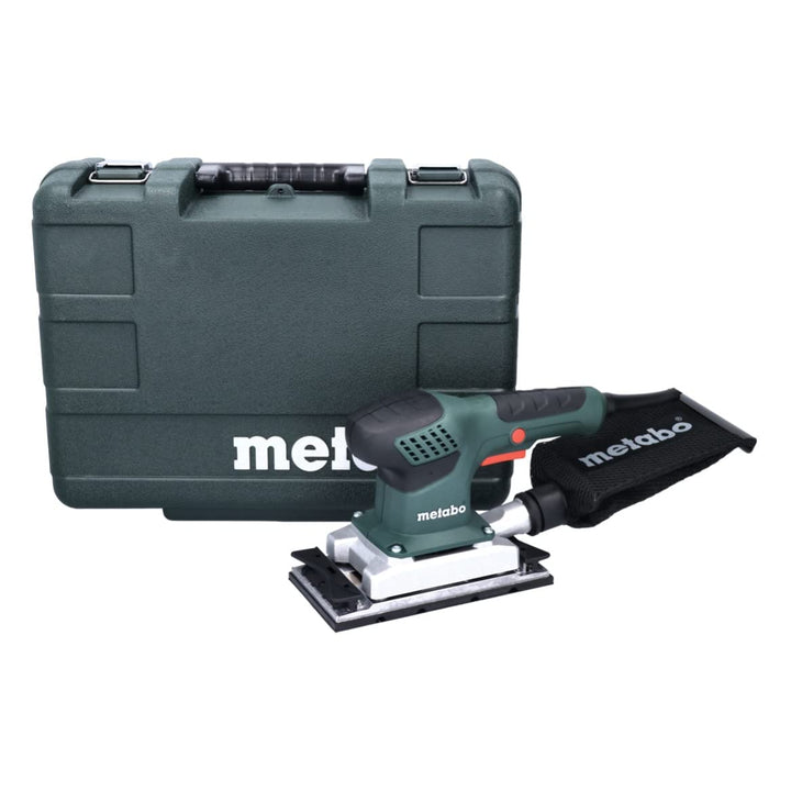 Metabo Schleifmaschine SR 2185 (Schleifer mit Staubbeutel + Koffer, 210 W, Schleifplatte 92x184 mm,