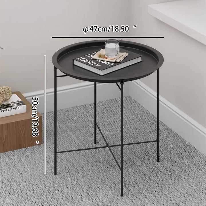 Hershii Dreibein Campingtisch mit Aluminiumbeine und Tischplatte aus Kunststoff Kleiner Picknicktisc