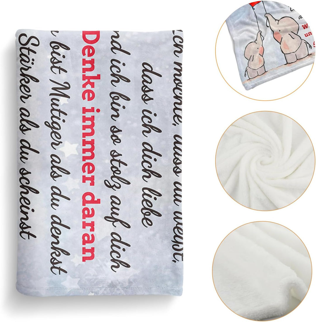 Schwester Geschenk, Flanell Decke Geburtstagsgeschenk für Beste Schwester, Weihnachten Geburtstag Ho