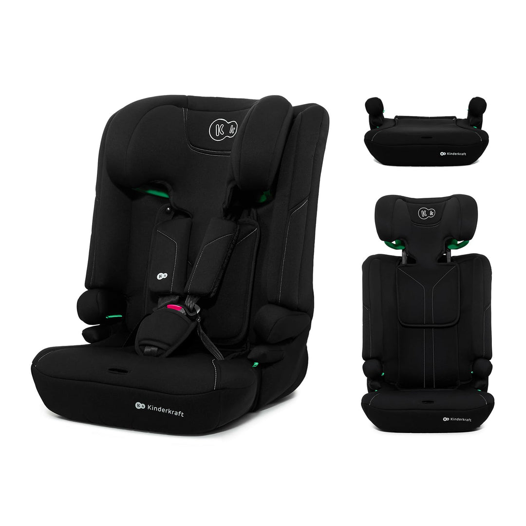 Kinderkraft I-COMFY, Autositz, Für Kinder, Reguliert (76-150cm), Verstellbare Rückenlehne, 5-Punkt-S