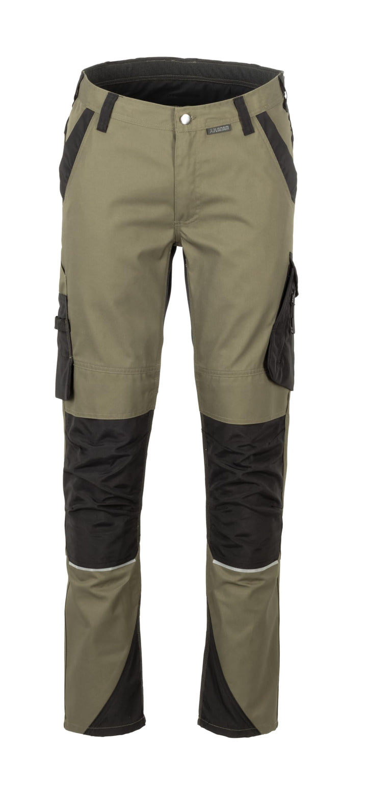 Planam Herren Cargo Norit Herren Bundhose 52 Oliv/Schwarz, 52 Oliv/Schwarz