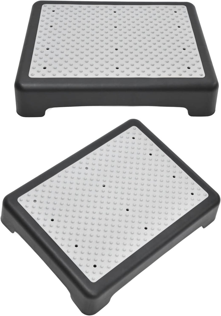 Aussenstufen, rutschfeste Halbe Türstufe, 46 X 35 X 11 cm, rutschfeste Halbe Stufe, Stapelbar, Halbe