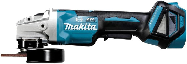 Makita DGA519ZJ Winkelschleifer 125 mm BL ADT AFT X-LOCK 18 V + Makpac Box, Blau