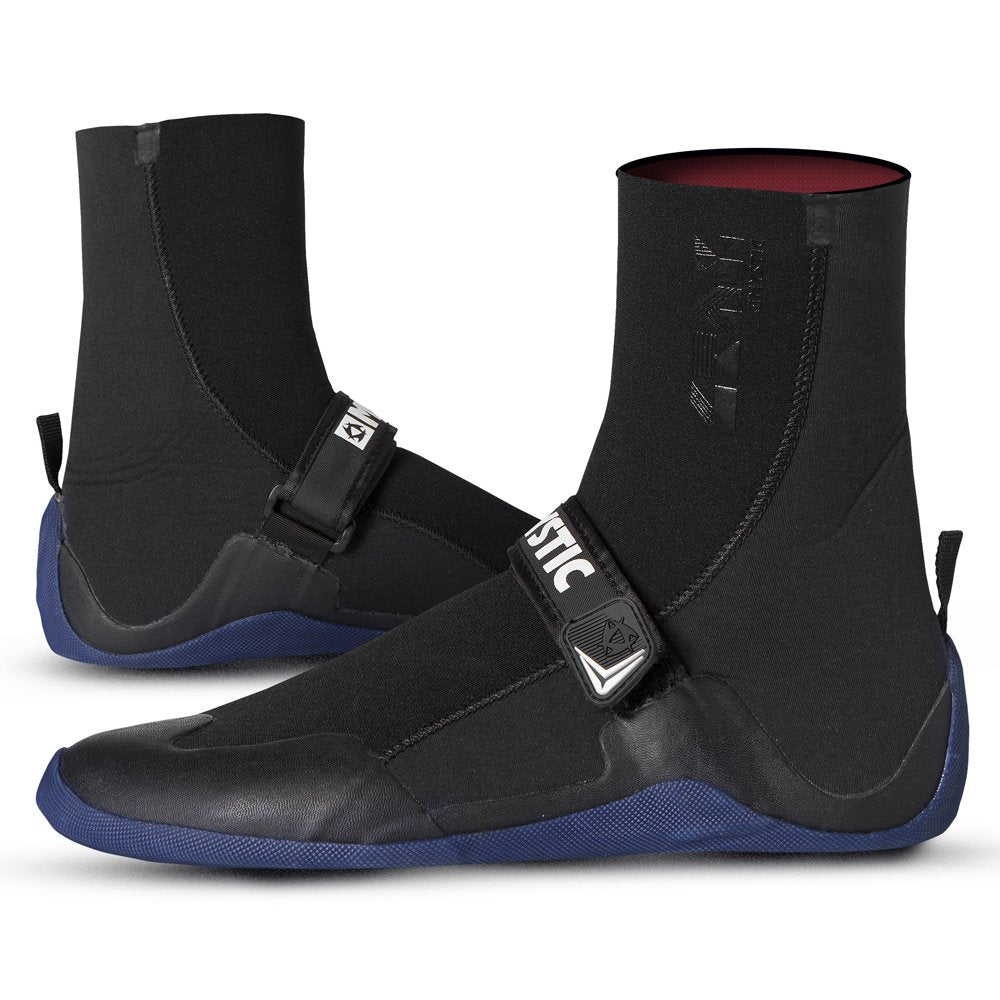 Mystic Watersports - Surf Kitesurf & Windsurfing Star 5MM Runde Zehenstiefel Schwarz - Unisex - M-Fl