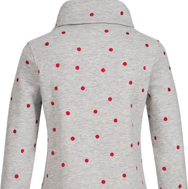 ONLY Damen Sweatshirt Lisa Bow Highneck hellgrau S