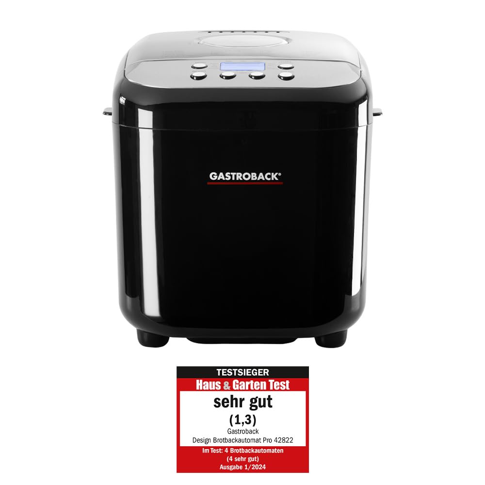 GASTROBACK Brotbackautomat mit eleganten Kunststoff-Design - Genussvoll verschiedenste Variationen m