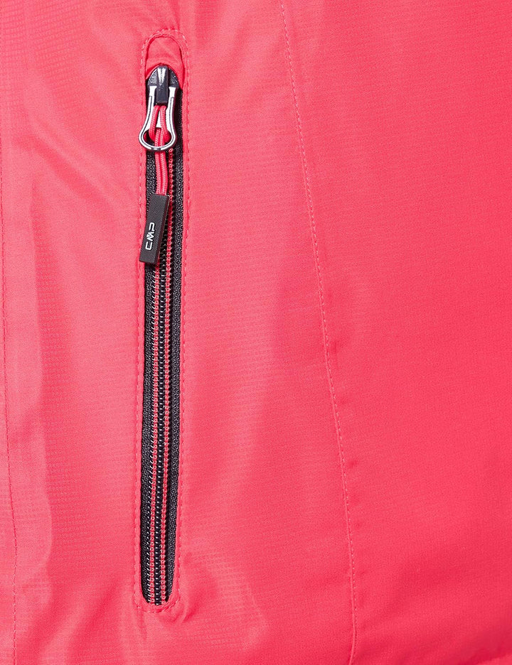 CMP Damen Regenjacke Woman Rain Jacket Fix Hood, Erdbeere
