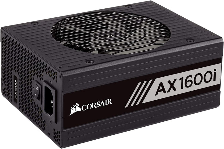 Corsair AX1600i digitales PC-Netzteil (Voll-Modulares Kabelmanagement, 80 Plus Titanium, 1600 Watt,