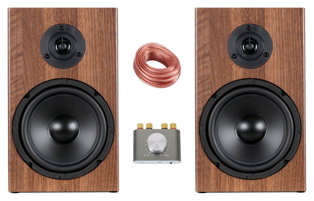 McGrey BSS-265 BR Micro-Stereo Anlage - inkl. Mini-Verstärker und Lautsprecherkabel - Bluetooth®-Emp