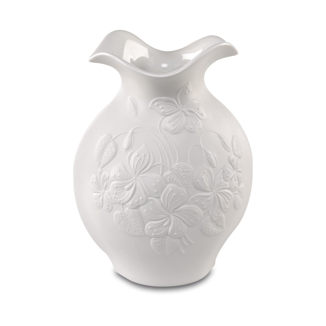 Kaiser Porzellan Vase, Weiss, 20cm