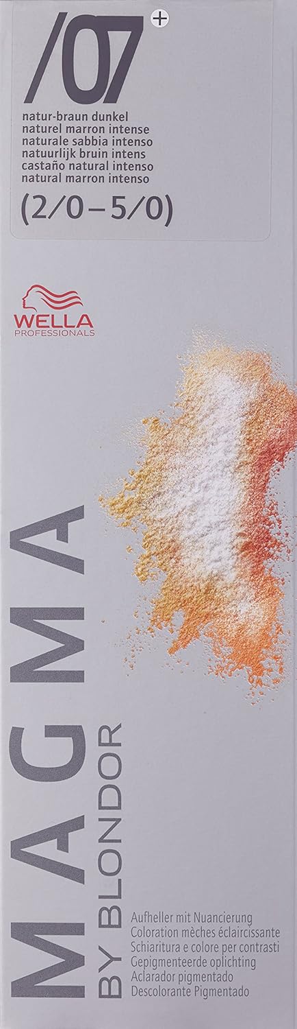 Wella Magma by Blondor/ 07 plus natur-braun dunkel, 1er Pack, (1x 0,12 kg) / 07 plus natur-braun dun
