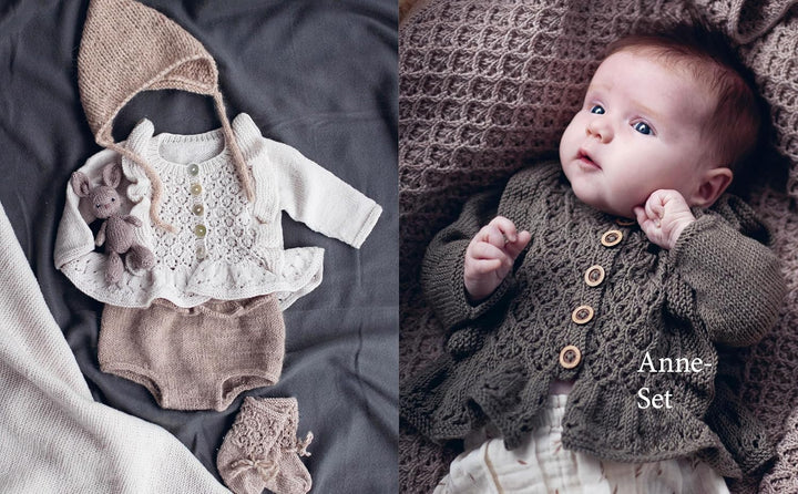 Klompelompe Babymaschen: Norwegisches Strickdesign für Kinder von 0 bis 36 Monate. Das Strickbuch zu