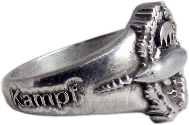 Deutscher Ring,Traditionsring der Kampfschwimmer mit Motto"Lerne leiden ohne zu klagen"