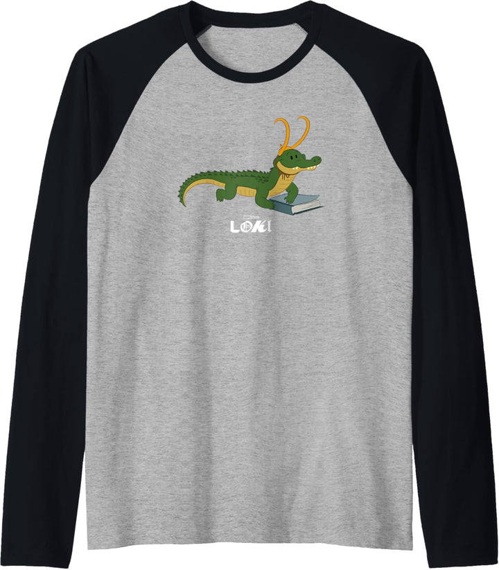 Marvel Loki Alligator Loki Variant Book Reader Raglan