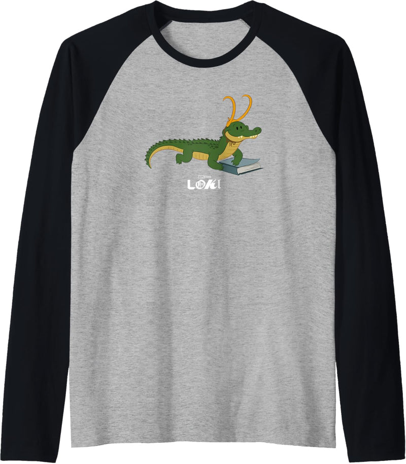 Marvel Loki Alligator Loki Variant Book Reader Raglan