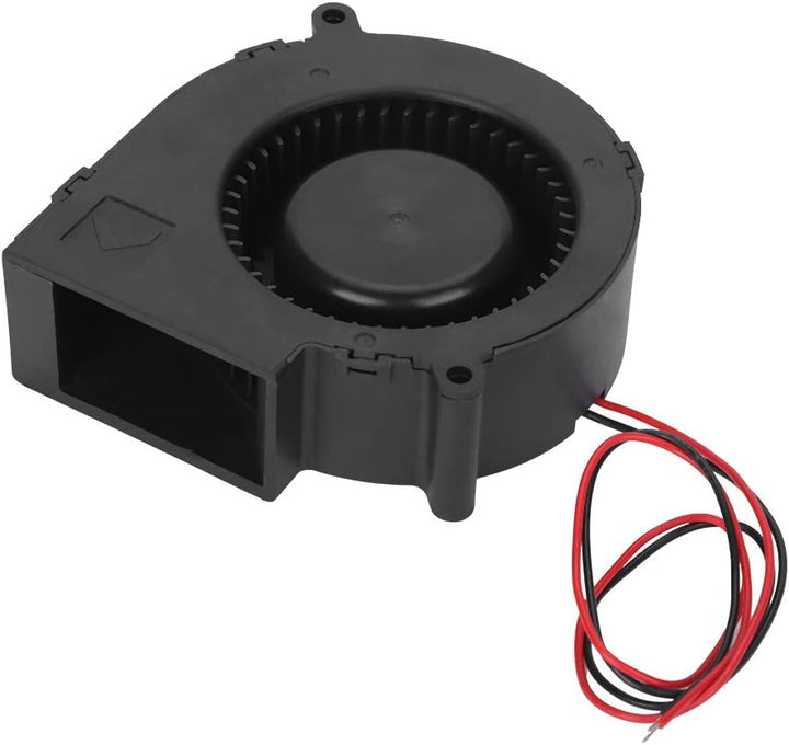 Haofy Radialventilator 12 V DC 42 CFM 5400 U/min mit Doppelkugellager für Camping, Picknick, Grillen