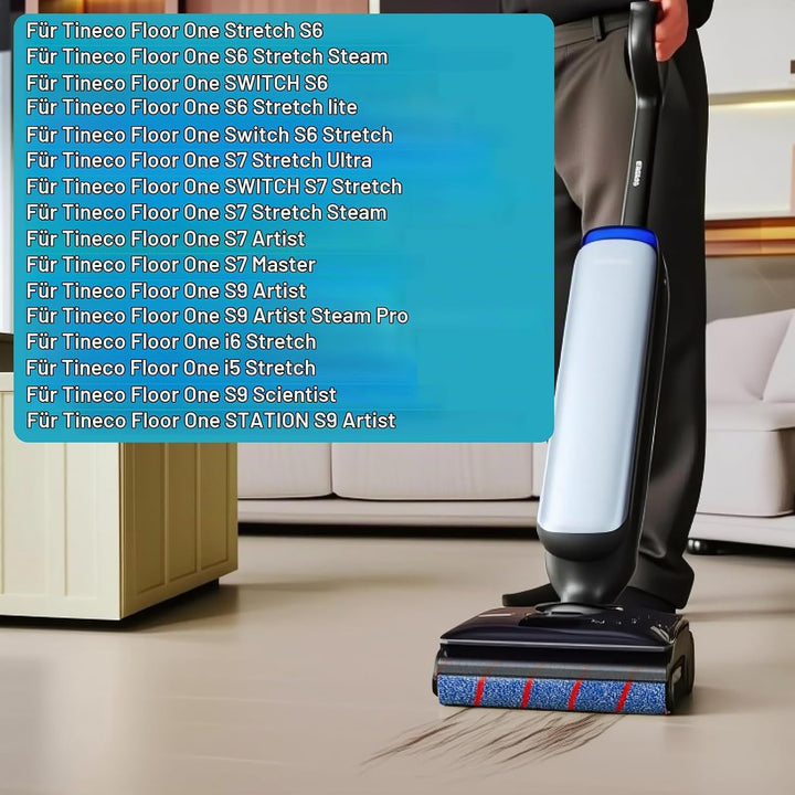Bürstenwalzen und Filter Ersatz für Tineco Floor One S7 Artist/Stretch S6/SWITCH S6/SWITCH S6 Stretc