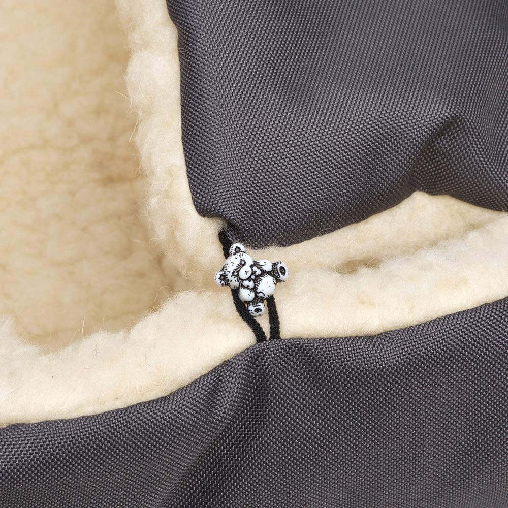 Winter Fusssack für Kinderwagen Babyschale Schlittensack Lammwollesack Baby Fusssack Kuschelsack Win